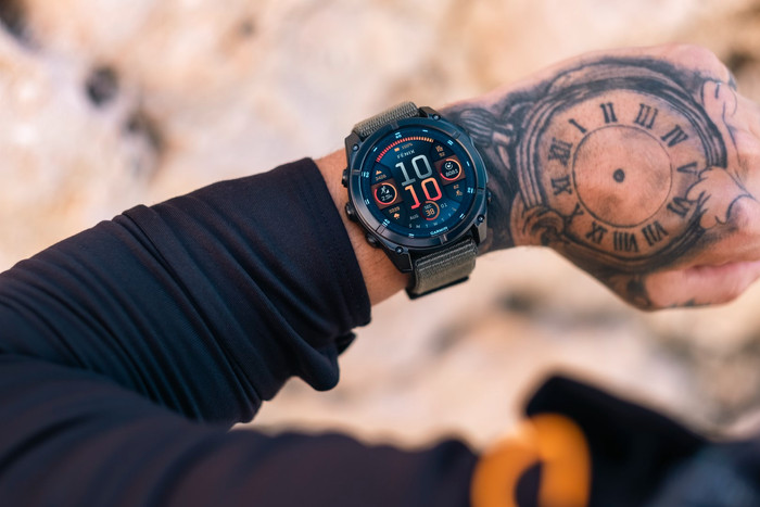 Garmin Fenix 8 Schwarz 51 mm produkt in gebrauch