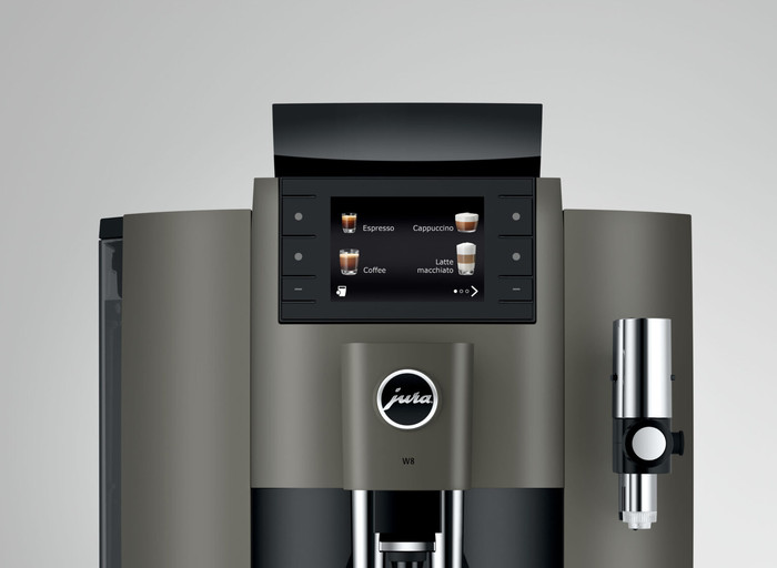 JURA W8 Dark Inox (EB) detail