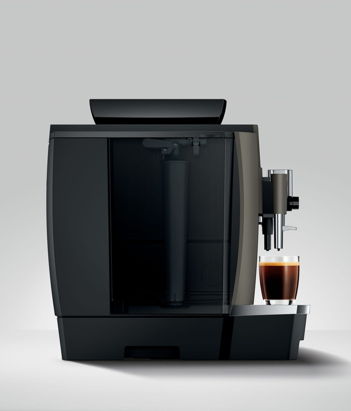 JURA W8 Dark Inox (EB) linke seite