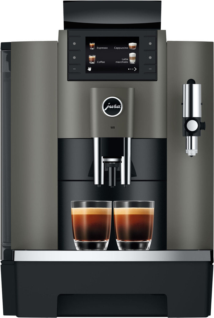 JURA W8 Dark Inox (EB) vorne