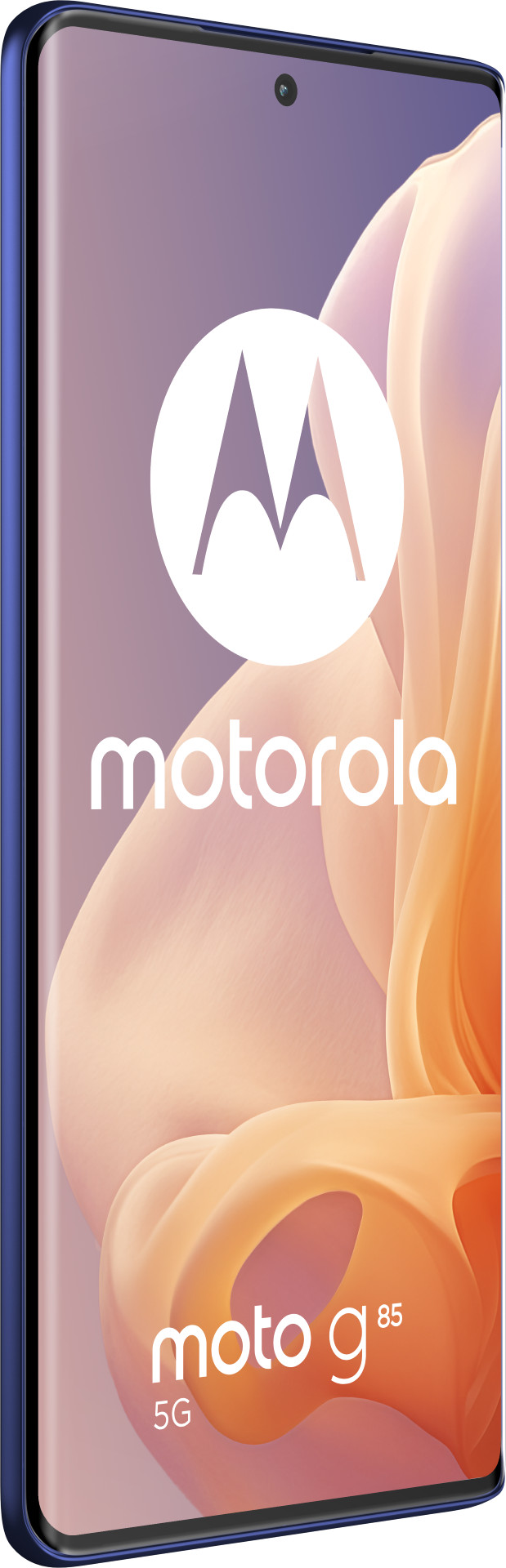 Motorola Moto G85 Blau 5G linke seite