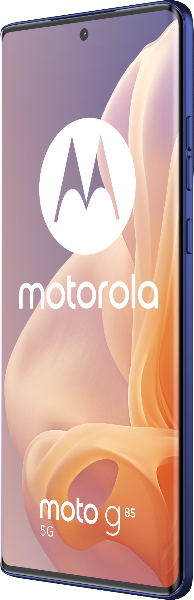 Motorola Moto G85 Blau 5G rechte seite