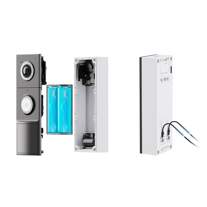 TP-Link Tapo C460 Doppelpack + H500 Smart HomeBase + D235 Smart Battery & Wired Doorbell visueller lieferant