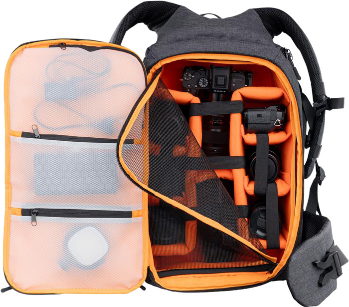 Dörr Fotorucksack Prag Pro 20L Grau innen