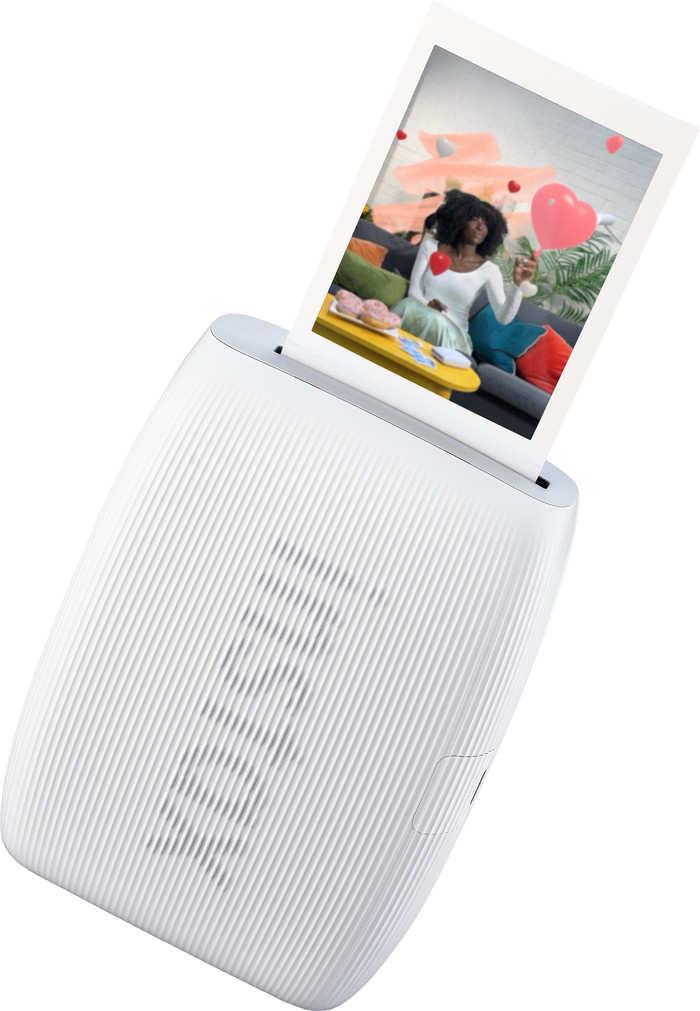 Instax Mini Link 3 Clay White produkt in gebrauch