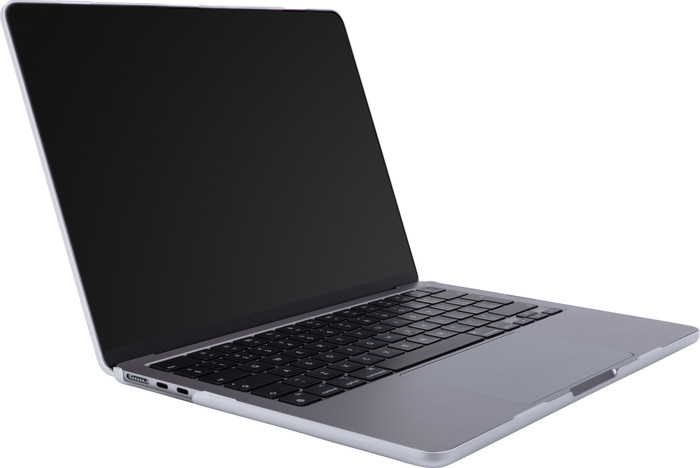 BlueBuilt Hard Case Transparent Matte for MacBook Air 13.6 inches M2/M3/M4 inside