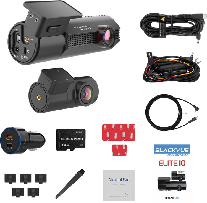 BlackVue Elite 10-2CH 64GB zubehör