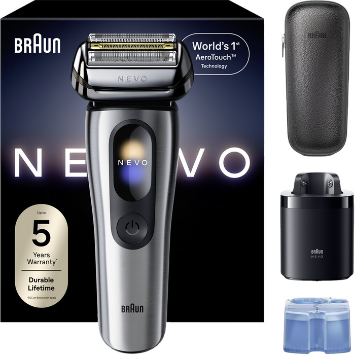 Braun NEVO 15000C Silber verpackung