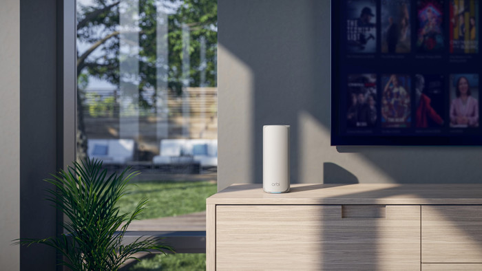 Netgear Orbi RBE770 Erweiterung produkt in gebrauch