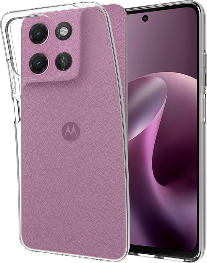 Just in Case Soft Design Motorola Moto G17 / G17 Power Backcover Transparent vorne