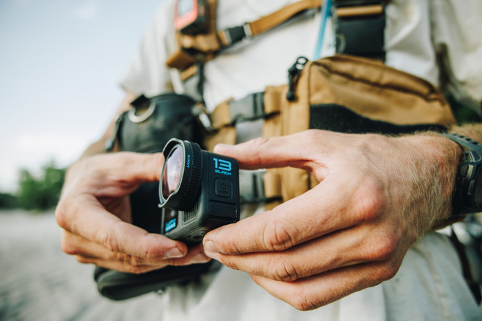 GoPro Lens Mod Makro (GoPro HERO 13) produkt in gebrauch