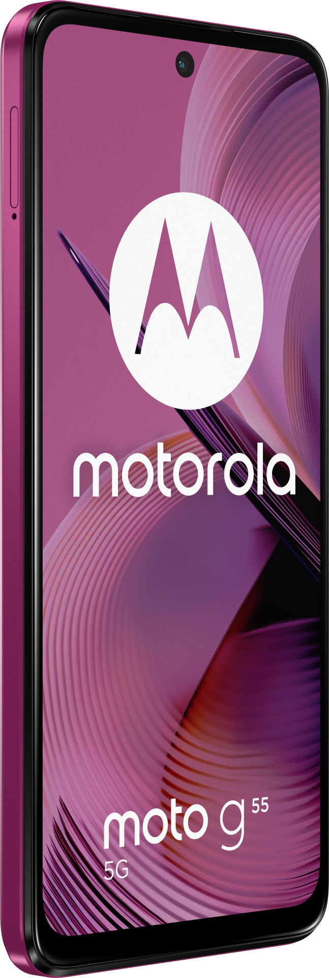 Motorola Moto G55 256GB Lila 5G linke seite
