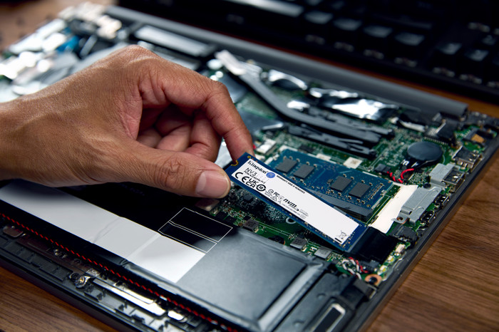 Kingston NV3 PCIe 4.0 NVMe SSD 500GB product in use