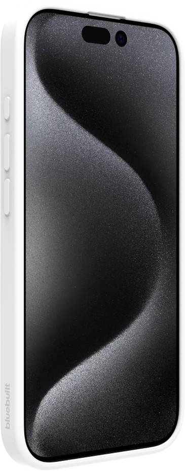 BlueBuilt Backcover iPhone 16 Pro Weiß rückseite