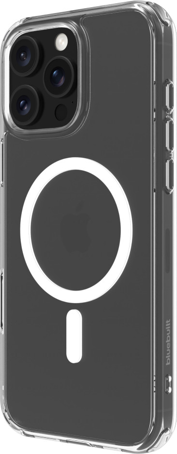 BlueBuilt Protective Back Cover with MagSafe iPhone 16 Pro Max Transparent front