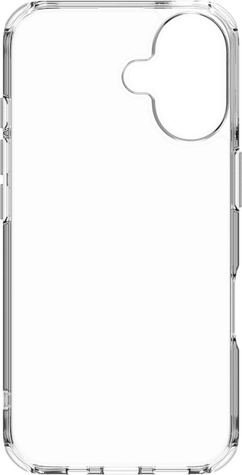 Apple iPhone 16 128GB Grün + BlueBuilt Protective Backcover Transparent vorne