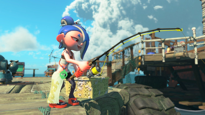 Splatoon Raiders Nintendo Switch 2 produkt in gebrauch