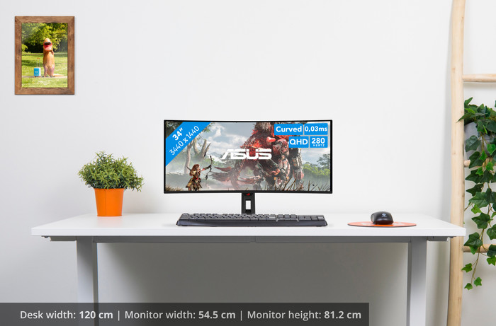 ASUS ROG Strix XG34WCDMS QD-OLED Curved visual Coolblue 1