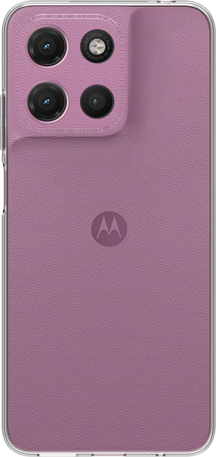 Just in Case Soft Design Motorola Moto G17 / G17 Power Backcover Transparent Main Image