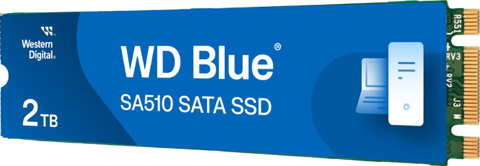 WD Blue SA510 2TB SATA M.2 SSD front
