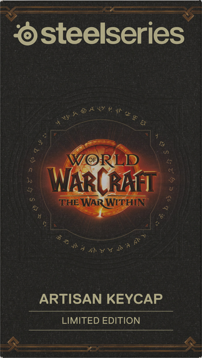 SteelSeries Artisan Keycap World of Warcraft Edition packaging