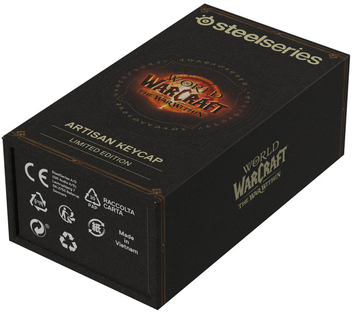 SteelSeries Artisan Keycap World of Warcraft Edition packaging
