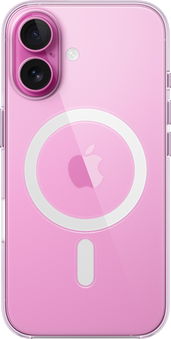 Apple iPhone 16 Back Cover with MagSafe Transparant back
