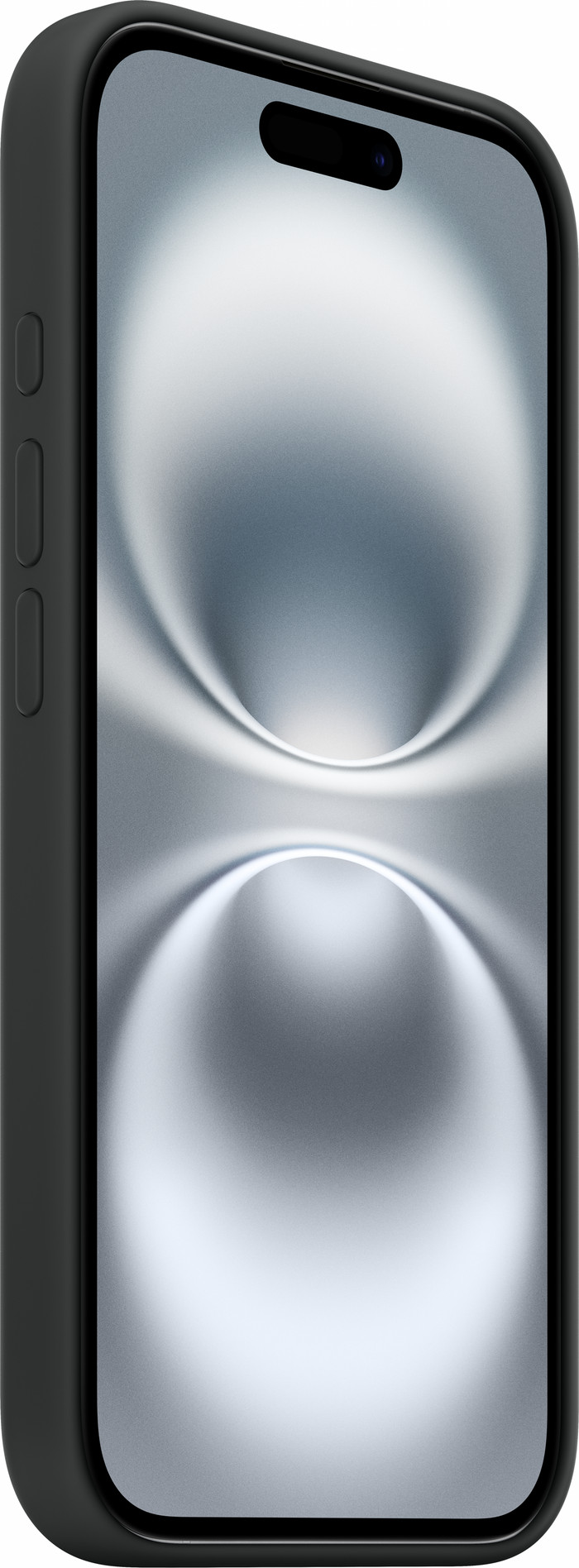 Apple iPhone 16 Back Cover with MagSafe Black left side