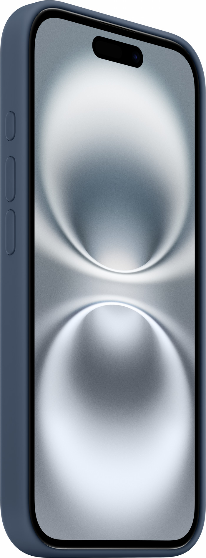 Apple iPhone 16 Back Cover with MagSafe Denim left side