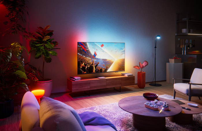 Philips Ambilight 50 Zoll PUS8001 (2026) produkt in gebrauch