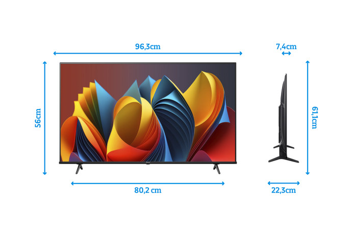 Hisense 43E77NQ (2024) visual Coolblue 4