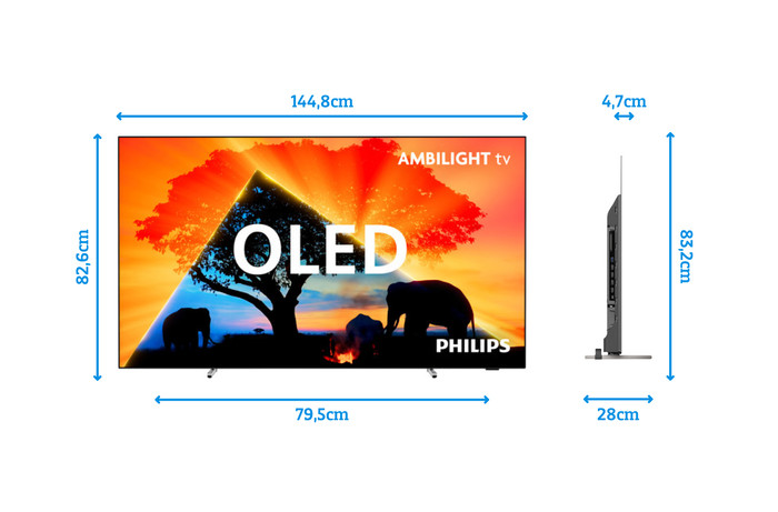 Philips 65OLED759 - Ambilight (2024) visual Coolblue 4