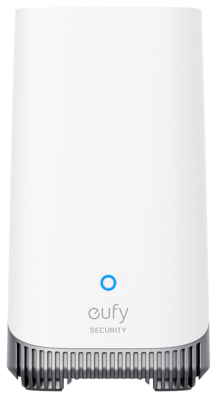 eufyCam S3 Pro 3er-Pack + Smart Display E10 vorne