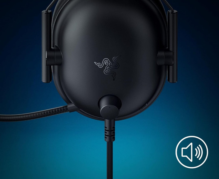 Razer BlackShark V2 X PlayStation Black detail