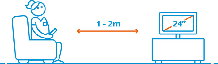 Toshiba 24WV3E63DG (2024) visuelles Coolblue 2