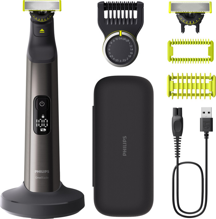 Philips OneBlade Pro 360 QP6652/30 Face & Body Chrome Main Image