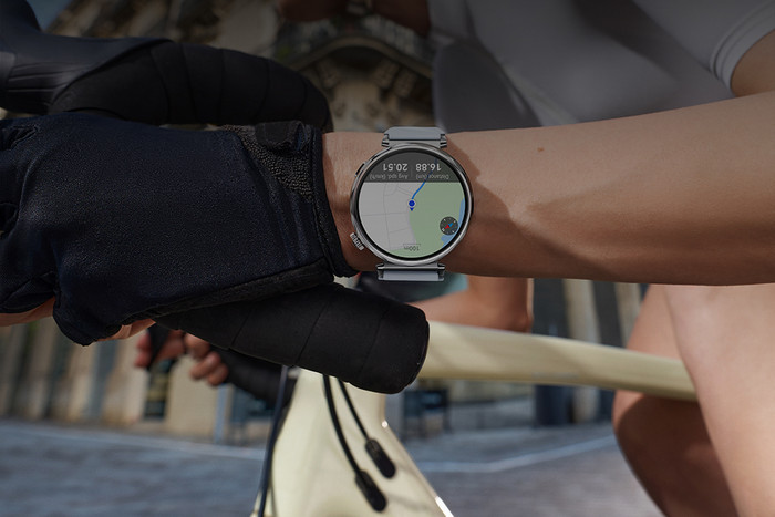 Huawei Watch GT5 Schwarz 46 mm produkt in gebrauch