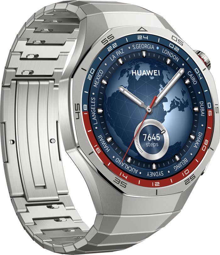 Huawei Watch GT5 Pro Silber 46 mm linke seite