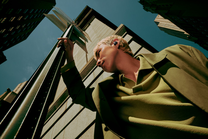 Bose QuietComfort Earbuds Schwarz produkt in gebrauch