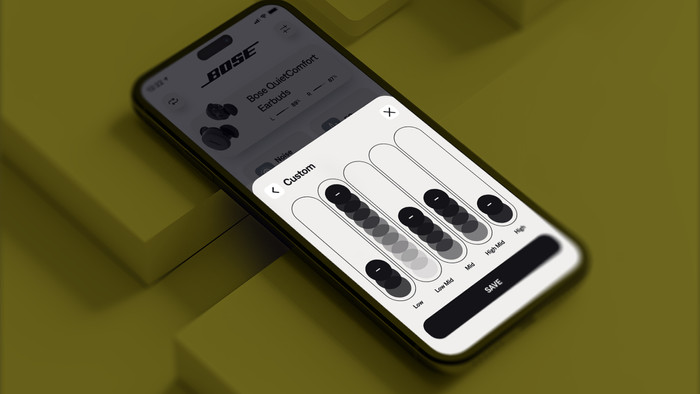 Bose QuietComfort Earbuds Schwarz produkt in gebrauch