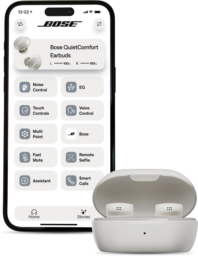 Bose QuietComfort Earbuds Creme detail