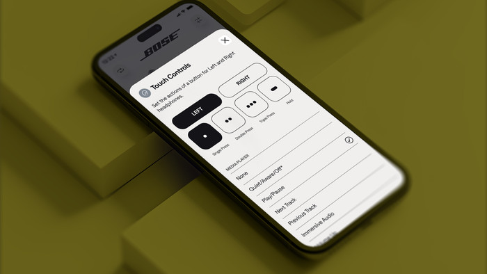 Bose QuietComfort Earbuds Purple product in use
