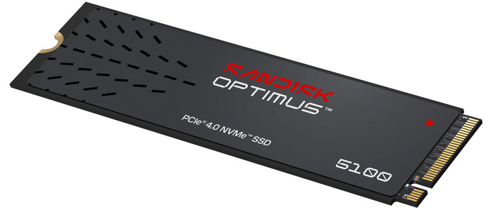 SANDISK Optimus 5100 500GB NVMe-SSD vorne