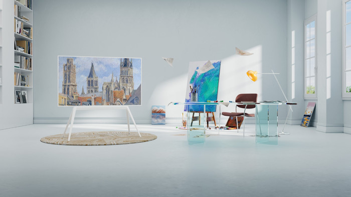 TCL 65A300W NXTVISION product in use