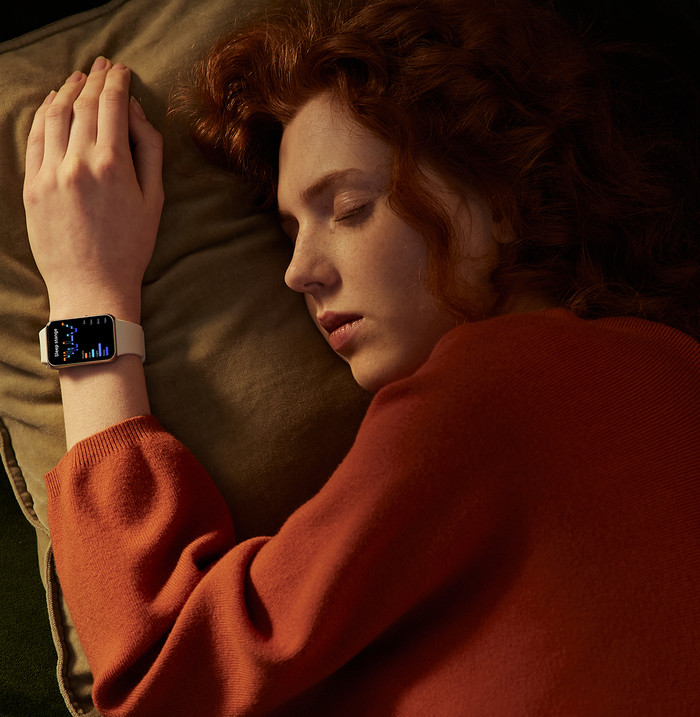 Samsung Galaxy Fit 3 Roségold produkt in gebrauch