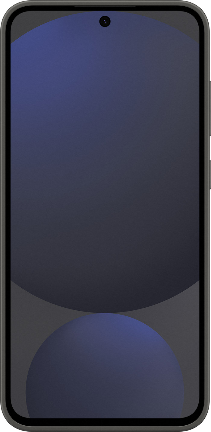 Samsung Galaxy S24 FE Backcover aus Silikon Schwarz vorne