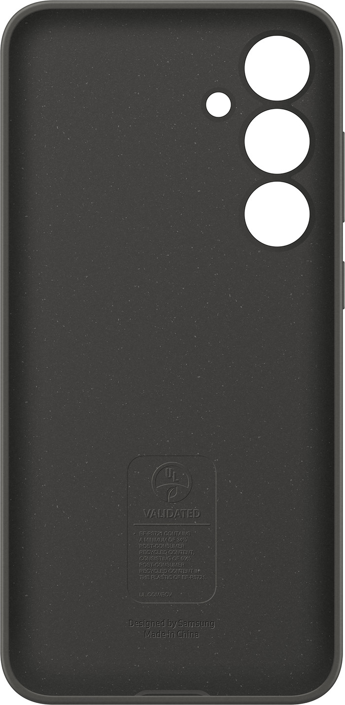 Samsung Galaxy S24 FE Backcover aus Silikon Schwarz vorne