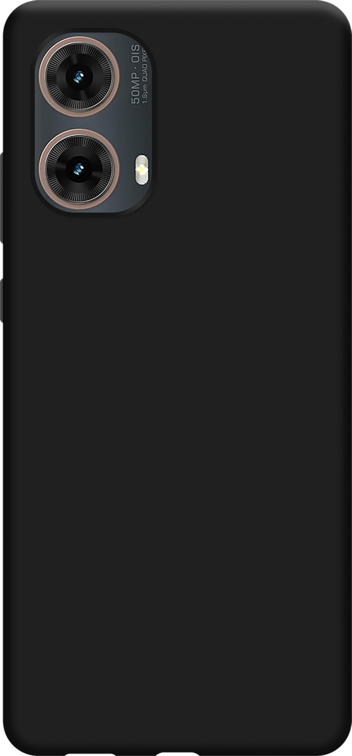 Just in Case Soft Design Motorola Moto G85 Backcover Schwarz Main Image