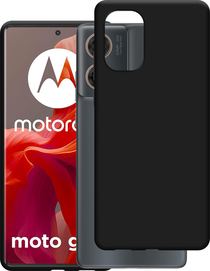 Just in Case Soft Design Motorola Moto G85 Backcover Schwarz visueller lieferant