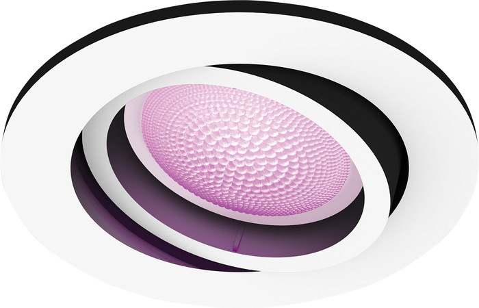 Philips Hue Centura Recessed Spot Light White and Color- Round - White Main Image